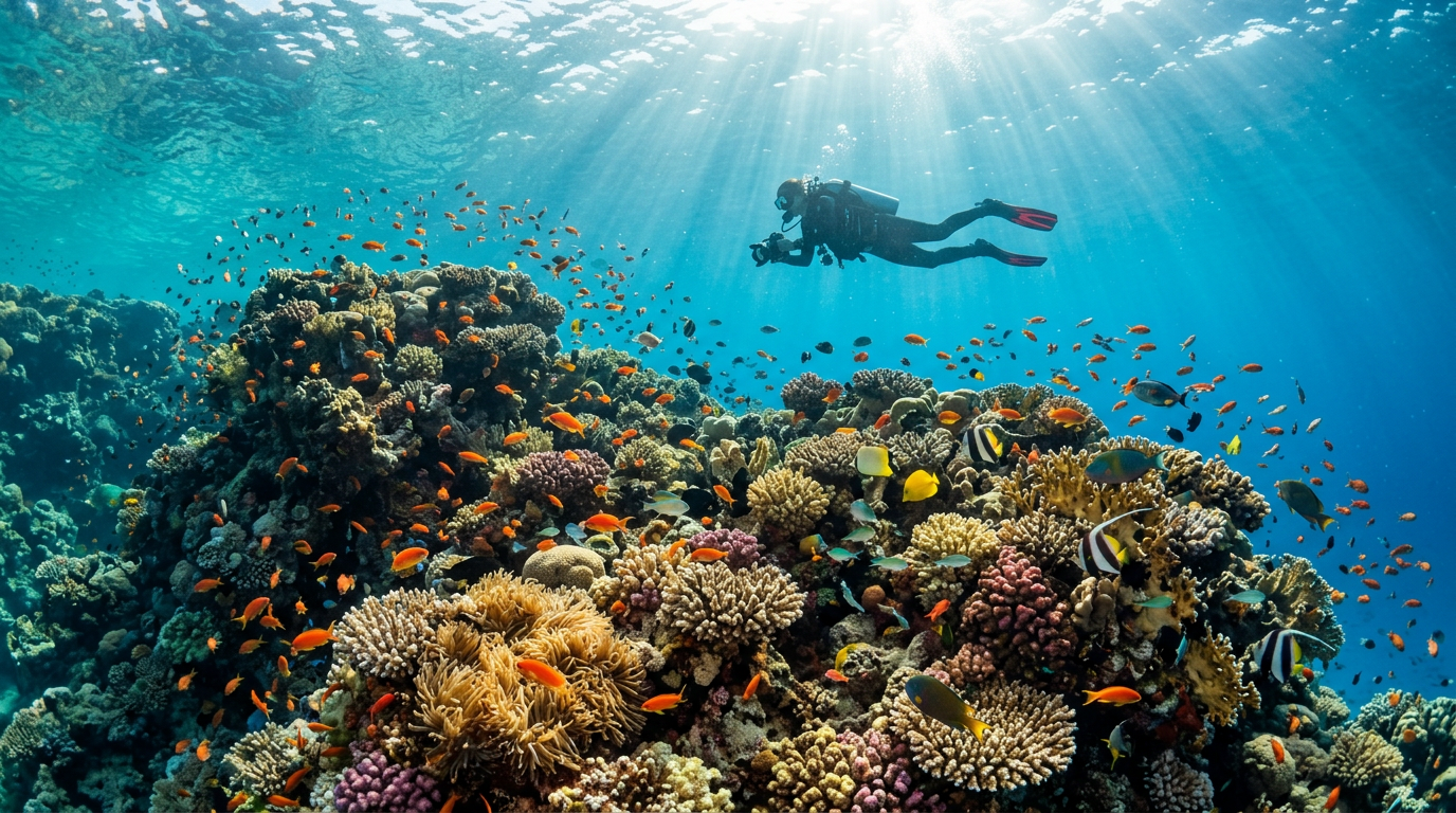 Best dive sites Red Sea coral reef