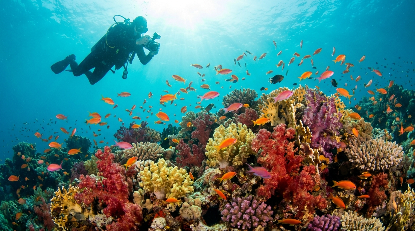 Diving Hurghada Giftun Island reef