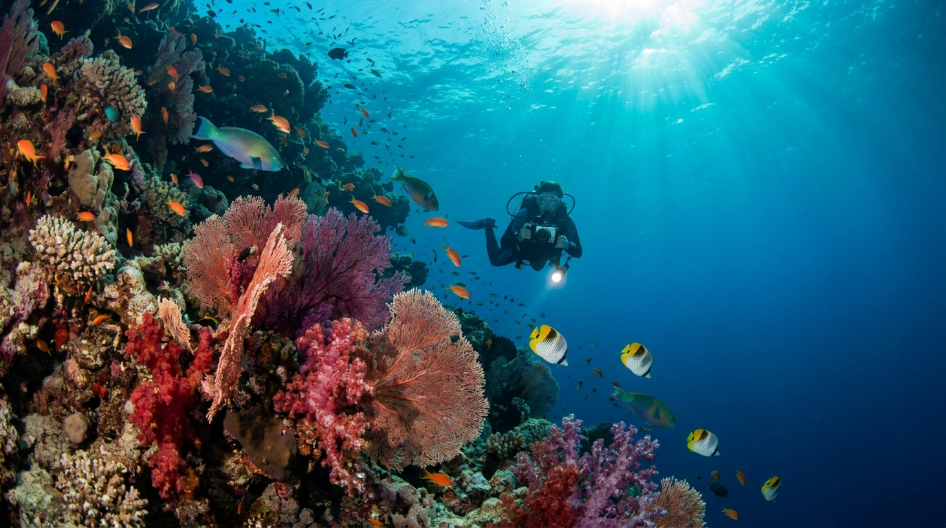 Marsa Alam vs Hurghada reef wall
