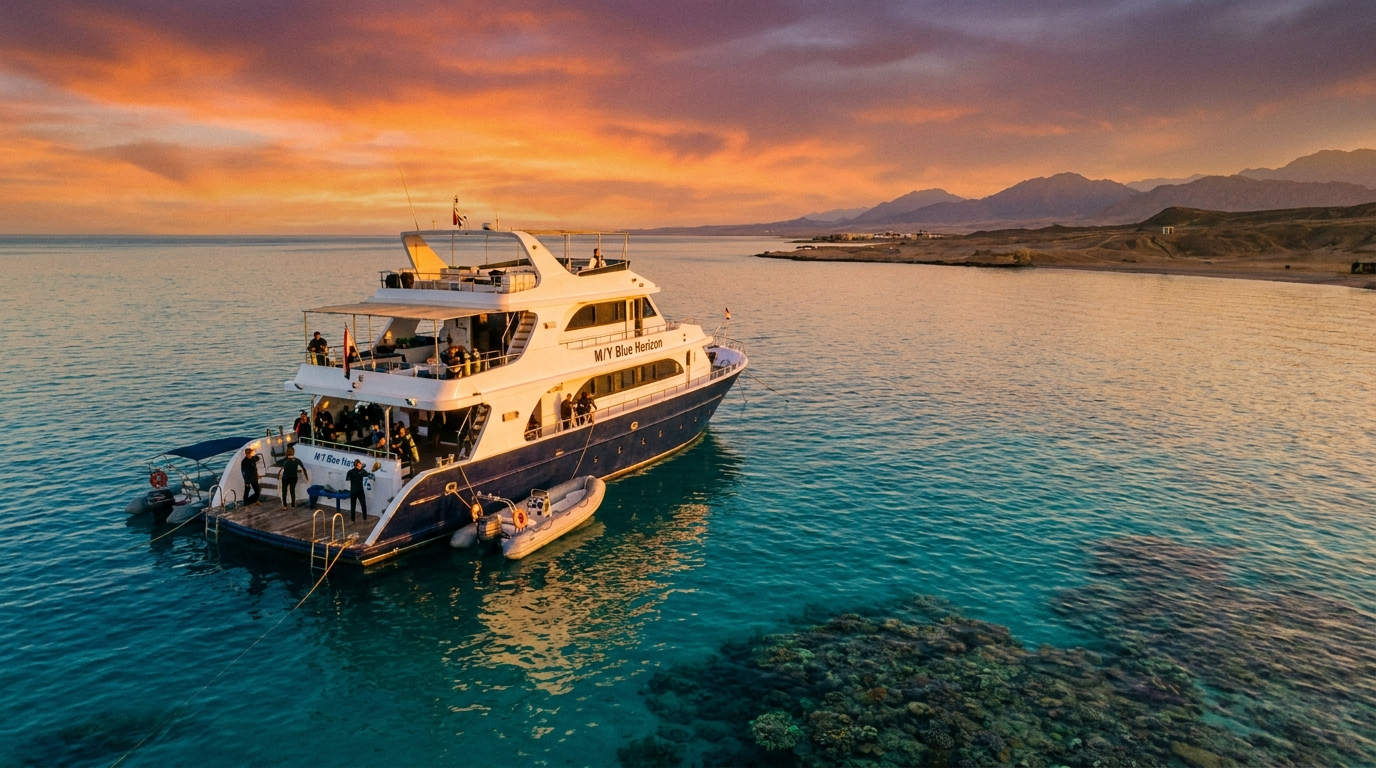 Red Sea liveaboard dive boat
