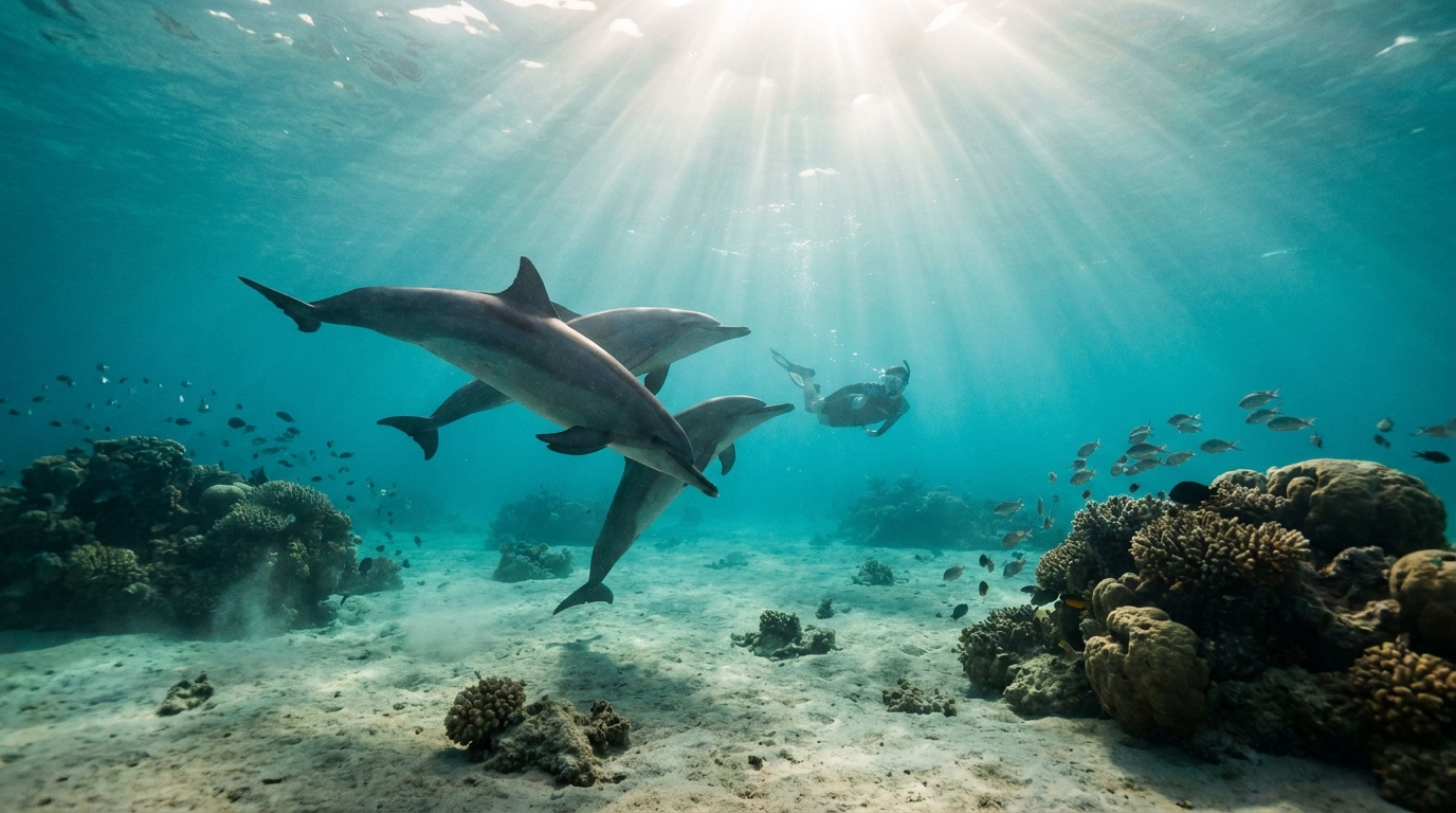 Sataya Dolphin Reef spinner dolphins